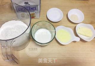 超柔软中种～淡奶油卷的做法步骤：1