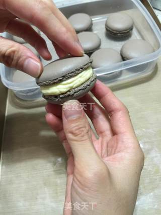 无色素马卡龙的做法步骤：19