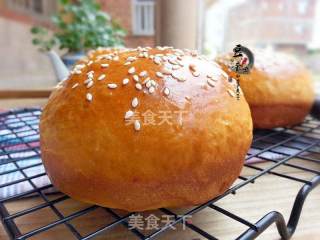 美味叉烧鸡腿堡的做法步骤：8