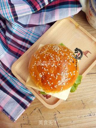 美味叉烧鸡腿堡的做法步骤：12