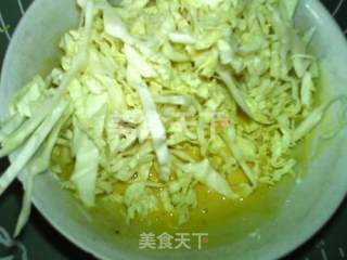 卷心菜煎饼的做法步骤：5