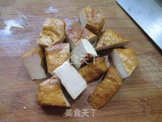香干烧鲜虾的做法步骤：2