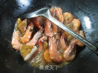 香干烧鲜虾的做法步骤：10