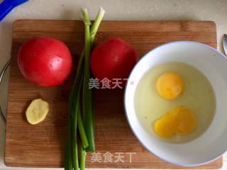 番茄榨菜蛋汤的做法步骤：2