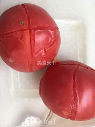 番茄榨菜蛋汤的做法步骤：7