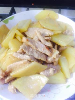 土豆肉片的做法步骤：5
