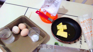 奶油小泡芙的做法步骤：1