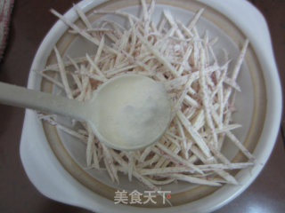 肉未香芋丝的做法步骤：6