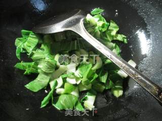 虾仁青菜面疙瘩的做法步骤：5