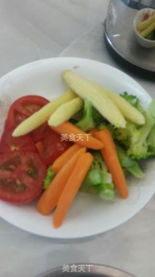 西式早餐炸鸡包的做法步骤：2