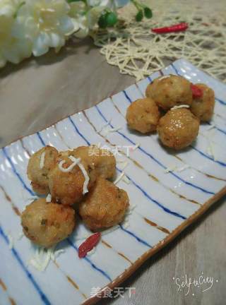 炸藕圆子的做法步骤：9