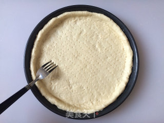 小洋葱培根披萨的做法步骤：5