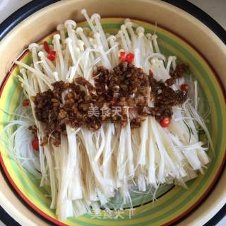 蒜蓉粉丝金针菇的做法步骤：6