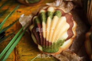 迷彩玛德琳蛋糕的做法步骤：12
