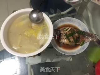 鲫鱼白菜汤的做法步骤：5