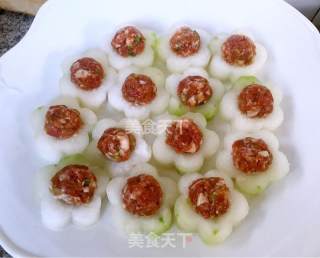 冬瓜镶嵌珍珠丸的做法步骤：6