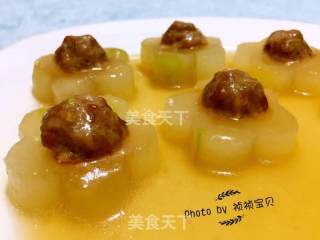 冬瓜镶嵌珍珠丸的做法步骤：12