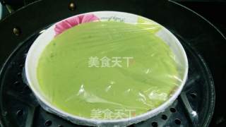 抹茶麻薯卷的做法步骤：3