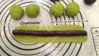 抹茶麻薯卷的做法步骤：5