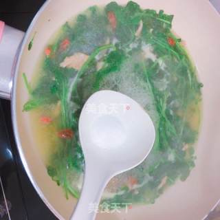 西洋菜肉片汤的做法步骤：5