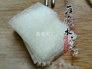 水晶冬瓜卷的做法步骤：4