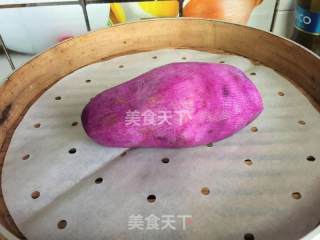 桂花紫山药挞的做法步骤：1