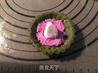 桂花紫山药挞的做法步骤：16