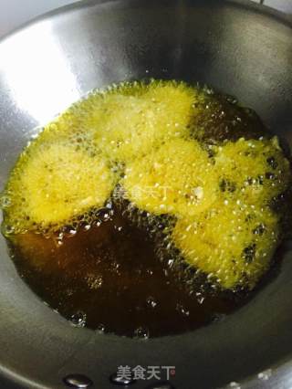 素炸藕片的做法步骤：4