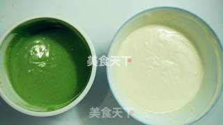 抹茶大理石免烤芝士蛋糕的做法步骤：15