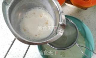 抹茶牛奶木瓜冻的做法步骤：8
