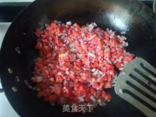 肉丸芝士焗饭的做法步骤：6