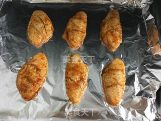 蜜烤鸡翅的做法步骤：2