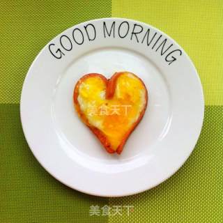 火腿肠爱心蛋的做法步骤：8