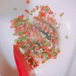 辣椒炒火腿蛋炒肉的做法步骤：5