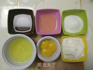 戚风杯子蛋糕的做法步骤：1