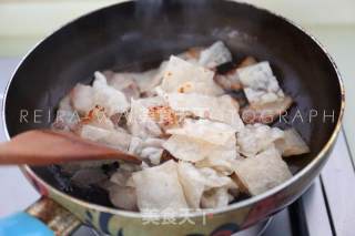 苕皮回锅肉的做法步骤：7