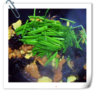 韭菜木须肉的做法步骤：9