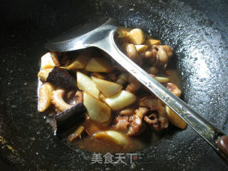 茭白烧章鱼的做法步骤：9
