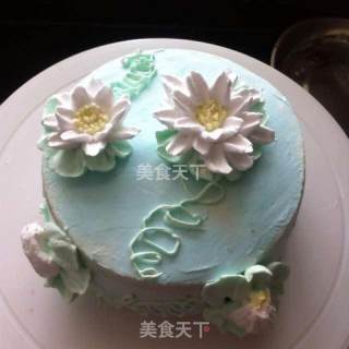 荷花奶油蛋糕的做法步骤：13