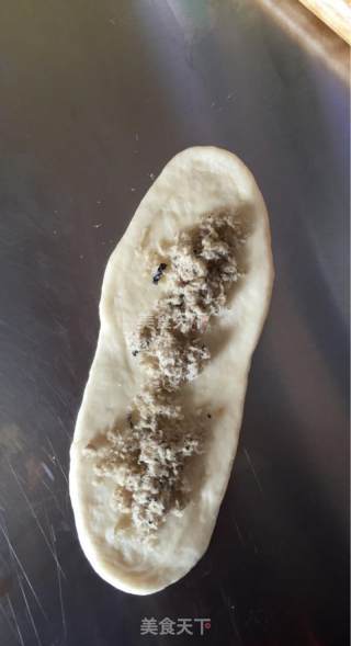 肉松香葱芝士排包的做法步骤：8
