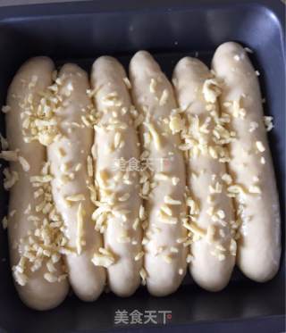 肉松香葱芝士排包的做法步骤：13