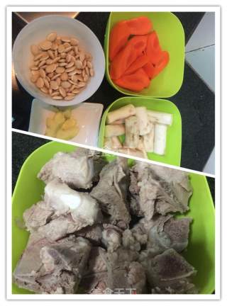 山药红萝卜煲猪骨的做法步骤：1