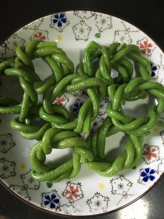 豇豆圈酿肉的做法步骤：3