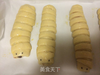 毛毛虫面包的做法步骤：6