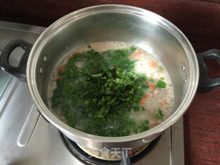 青菜粥的做法步骤：5