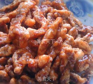 糖醋肉段的做法步骤：5