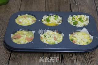 火腿玉米芝士挞的做法步骤：5