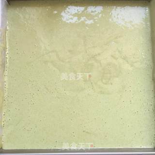 海绵抹茶蛋糕卷的做法步骤：6