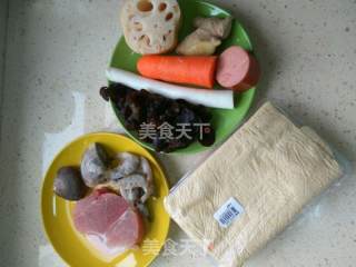 油皮卷的做法步骤：1