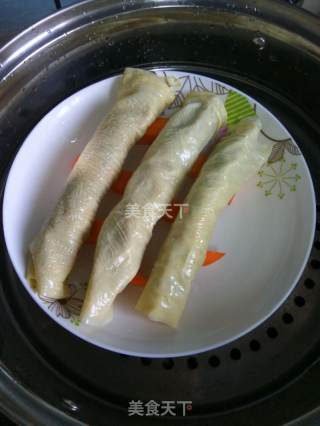油皮卷的做法步骤：9